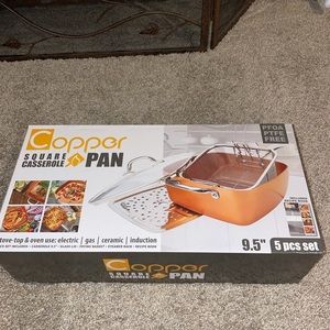 Copper Square Casserole Pan